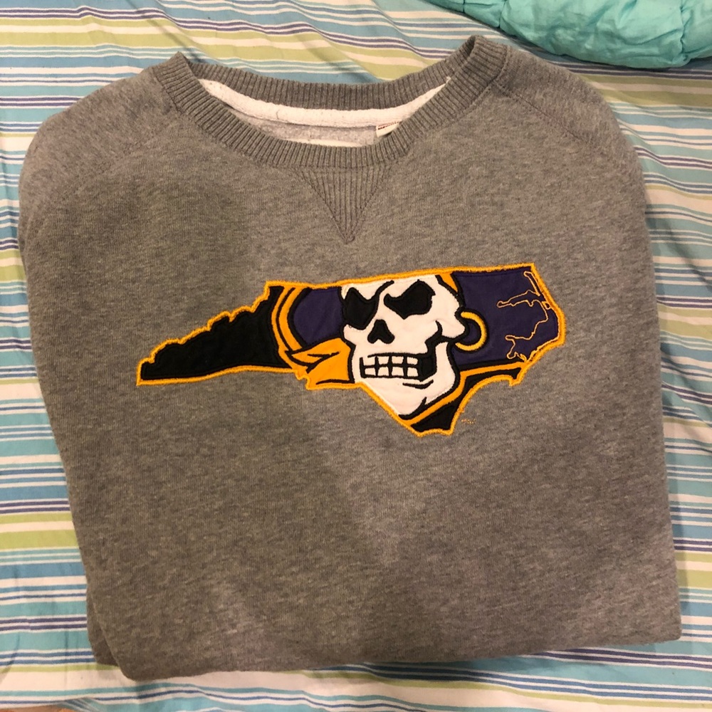 ECU embroidered pullover